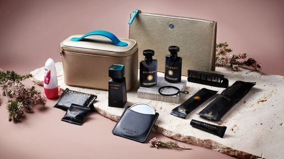 Emirates amenity kits – Bulgari Opulence